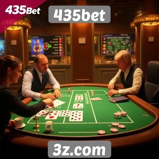 435bet oferece novos jogos de cassino ao vivo