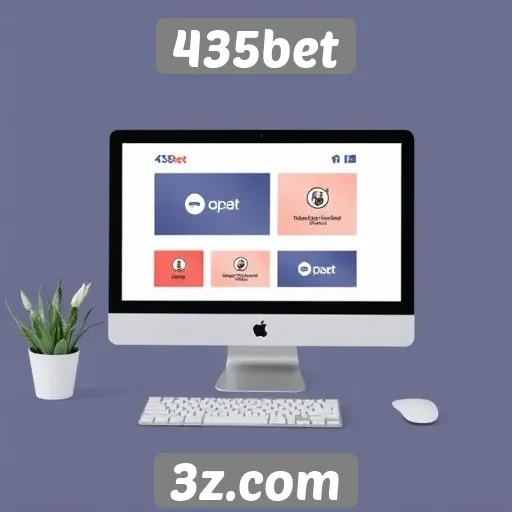 Interface e experiência do usuário no site 435bet